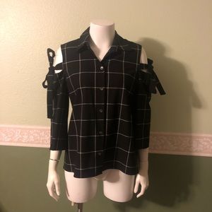 Waverly Grey cold shoulder